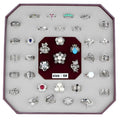 VK-015-SIZE6 - Assorted Brass Ring with Assorted  in Assorted